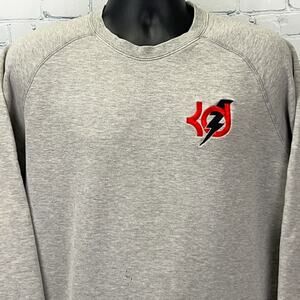 Kevin Durant Nike Sweatshirt Gray KD Logo NBA Basketball Crewneck XL X-Large